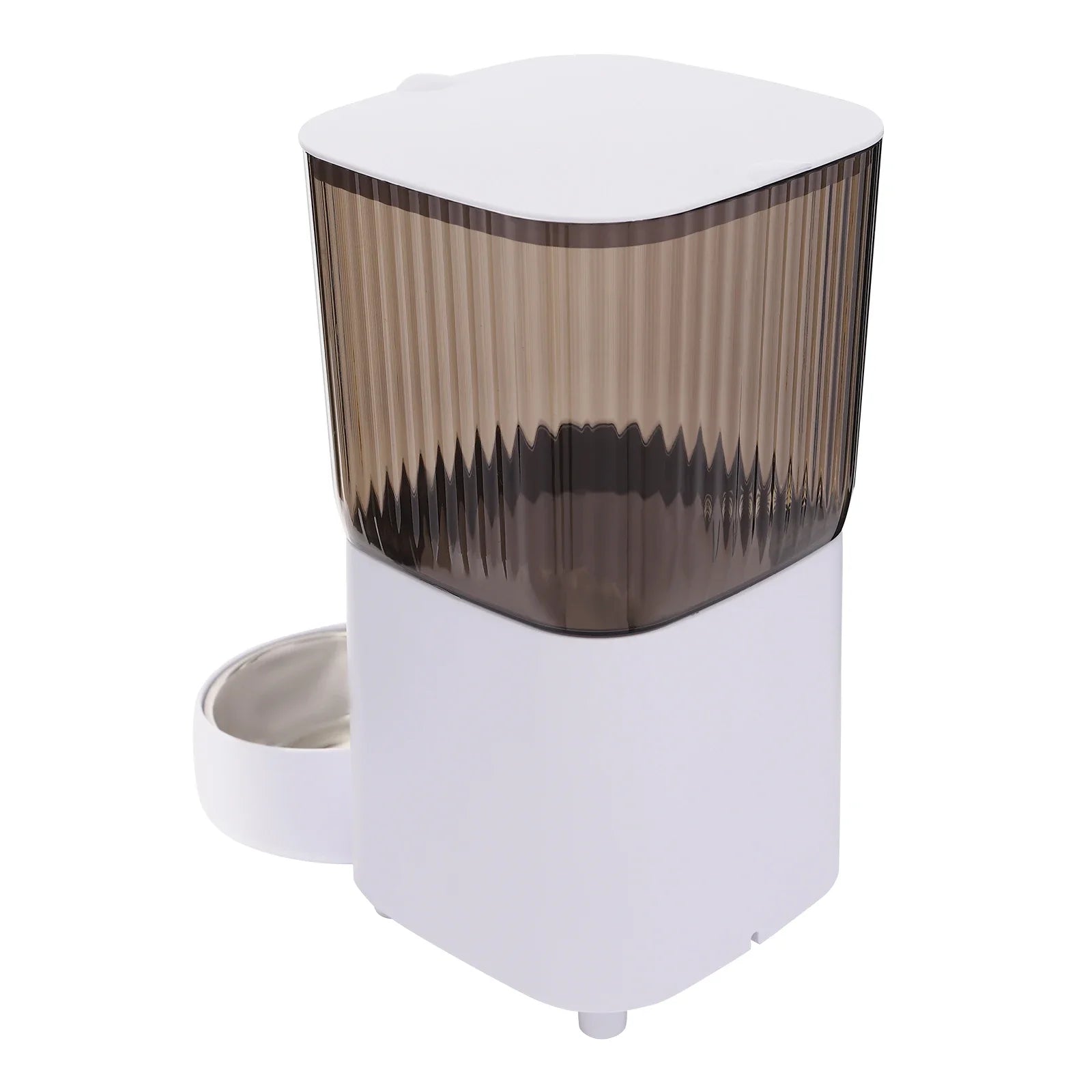 169.09Oz Cat Food Dispenser, Automatic Timed Feeding (Up to 9 Times), Easy Setup, Dual Compartments, Simple to Clean